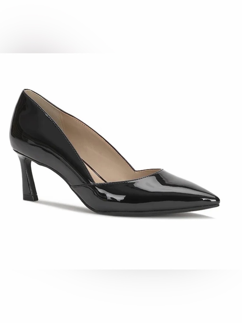 Kelly & Katie Mattea Black Patent Pointed-Toe Women's Pump NWT
